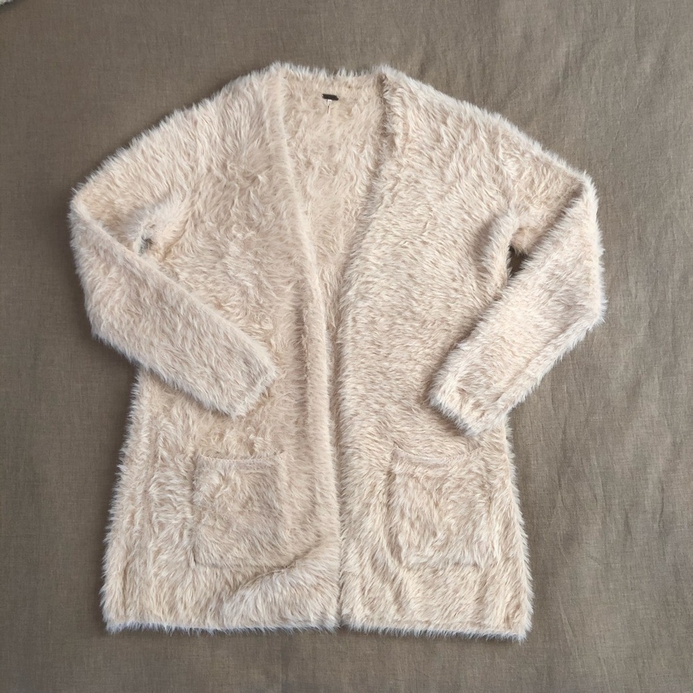 FREE PEOPLE | Fuzzy Sweater Cardigan